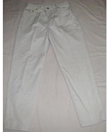Ladies KHAKI Beige DENIM JEANS Size 14 Calvin Klein Jeans - £15.13 GBP