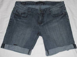 Ladies Blue Cotton Spandex Jean Shorts Size 28 Vigoss Studio - £7.97 GBP