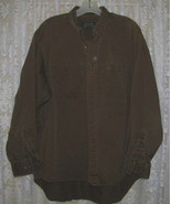 Men&#39;s BROWN Casual Cotton SHIRT Size L LS Colours - $298.90 MXN