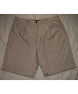 Men&#39;s TAUPE TAN Polyester Shorts Size 36 Adidas - $16.40 CAD