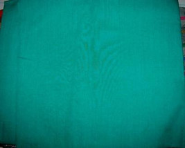 SOLID TURQUOISE Polyester Cotton Broadcloth Fabric 45&quot; wide units $7 per yard - £1.39 GBP