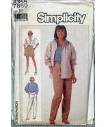 SIMPLICITY Pattern 7860 Shirt Pants &amp; Shorts Sz 10 - $14.85 MXN