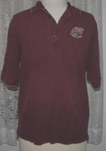 WINE WAFFLE KNIT with TAUPE Cotton SHIRT Size XXL Inner Harbor - £10.14 GBP