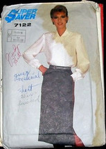 SUPER SAVER Pattern 7122 Skirt Blouse Misses Sz 6--8-10 - £0.77 GBP