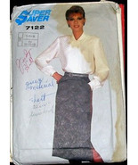 SUPER SAVER Pattern 7122 Skirt Blouse Misses Sz 6--8-10 - £0.79 GBP
