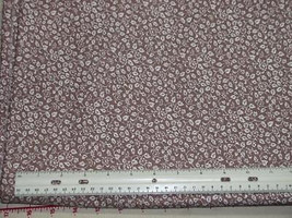 WHITE on TAN Cotton Polyester Duck Woven Fabric 45&quot; wide x 3 yards - £11.96 GBP