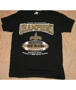 YOUTH BLACK New Orleans Saints cotton TEE SHIRT Size Small Alstyle - $2.72 CAD