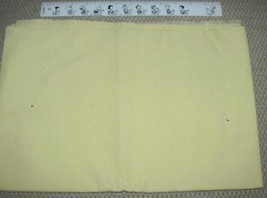 YELLOW Cotton POPLIN Fabric Remnant 21&quot; long x 62&quot; wide - £1.37 GBP