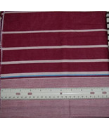 WINE ECRU TEAL Border Print Cotton Quilting Fabric 44&quot; wide units $8 per... - £1.60 GBP
