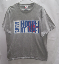 Vtg Nike 3 On 3 Shirt Hoop It Up Gray Men’s M L USA Made Rare Basketball... - £37.45 GBP