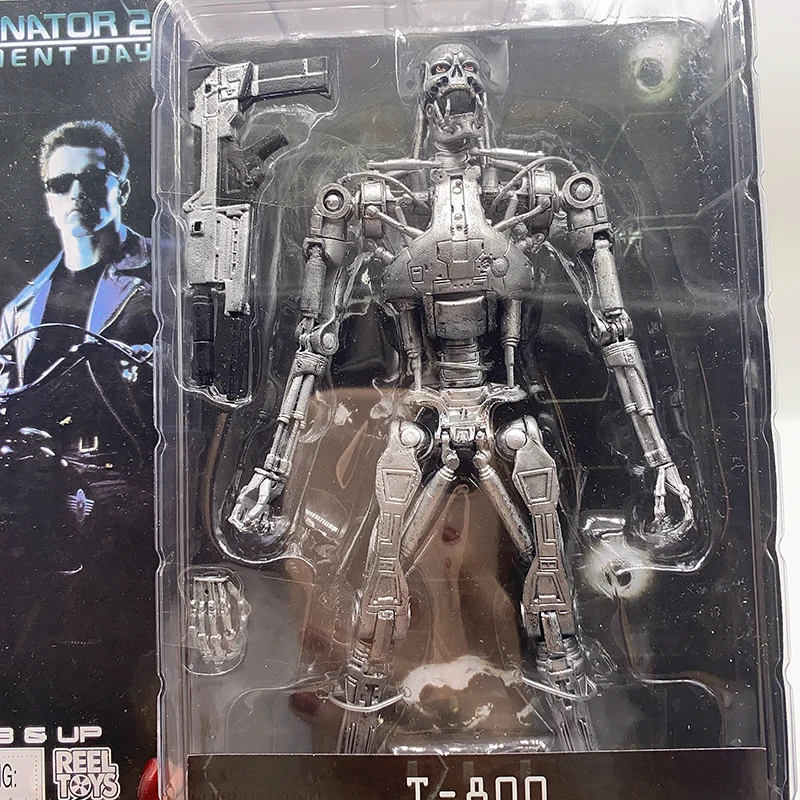 NECA Figure The Terminator Figure T-800 T-1000 Endoskeleton PVC Action Figure - £24.40 GBP