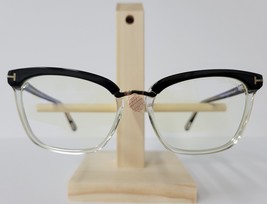 Tom Ford TF-5550 Eyeglasses Crystal Black 005 Authentic New - $210.95