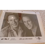 AUTOGRAPHED PICTURE OF JIM &amp; JON HAGER of HEE HAW (#1786) - £40.66 GBP