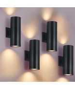 4X Outdoor Wall Sconces Exterior Wall Lights Up And Down For Porch Garag... - £84.13 GBP