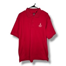 Willow Pointe Freemason Masonic Embroidered Short Sleeve Polo Golf Shirt... - $22.95