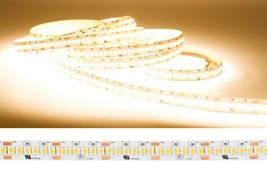 LEDupdates Brightest 24v Showcase Strip Light 1200 LED 3000K + Channel + Power - £101.28 GBP+