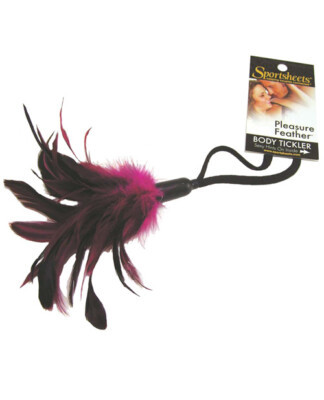Sex &amp; Mischief Pleasure Feather Body Tickler Rose - $12.52