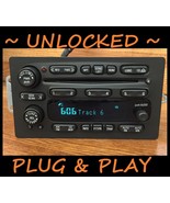2002-03 CHEVY Trailblazer GMC Envoy 6 Disc CD Changer Radio UNLOCKED~PLU... - $321.75