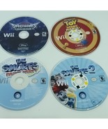 Nintendo Wii Game Lot of 4 Bundle Smurfs 2 Dance Party Toy Story Mania S... - £18.03 GBP