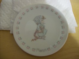 1998 #228435 PRECIOUS MOMENTS MINI PLATE - MARCH - £11.95 GBP