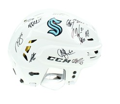 2021 Seattle Kraken Team Signed Inaugural CCM Helmet Fanatics COA 26 Autographs - £2,037.29 GBP