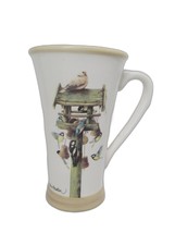 Marjolein Bastin Tall Latte Mug Natures Sketchbook Bird House Feeder Mug READ - £6.00 GBP