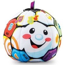 Fisher- Laugh &amp; Learn Singin&#39; Soccer Ball, Multicolor - £32.24 GBP