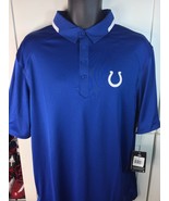 INDIANAPOLIS COLTS POLO SHIRT-NIKE ELITE PERFORMANCE-ADULT LARGE-NWT-RET... - £30.48 GBP