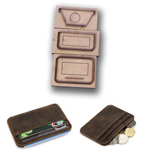 DIY Leather Craft Cardholder Wallet Die Cutting Knife Mold Metal Templat... - $40.02