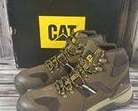 Caterpillar CAT Alloy Safety Toe Work Boots (A) Mens Size 11 W Chocolate... - $72.55