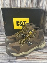 Caterpillar CAT Alloy Safety Toe Work Boots (A) Mens Size 11 W Chocolate... - $72.55
