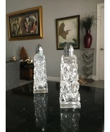 Lennox Heavy Cut Crystal Salt and Pepper Shakers - $25.38 CAD