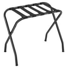 Steel Folding Luggage Rack, Black Urlr64B - £39.30 GBP