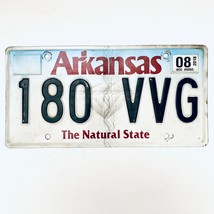 2018 United States Arkansas Natural State Passenger License Plate 180 VVG - £13.22 GBP