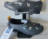 Joules Womens Pop On Black Dragonfly Bug Clog Rainboot Clog Shoe Size 7 New - $49.50