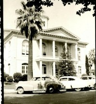 RPPC Yuba Città Ca Sutter Contea Tribunale Casa Street Vista Auto Unp Cartolina - £20.92 GBP