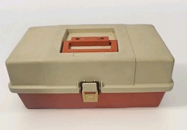 Plano 5520 Tackle Box 2 Tier Tray &amp; bottom of box Storage Vtg Fishing La... - $296.39 MXN