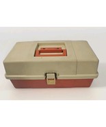 Plano 5520 Tackle Box 2 Tier Tray &amp; bottom of box Storage Vtg Fishing La... - $294.98 MXN