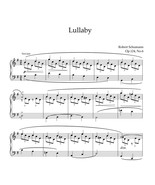 Robert Schumann - Lullaby(Piano Sheet Music) - $41.70 MXN