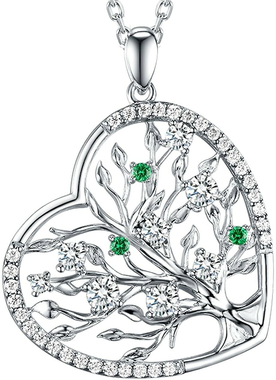 Primary image for ReBesta Jewelry Gifts Love Heart The Tree Of Life Necklace For Women Birthday -