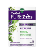 PURE Zzzs All Night Extended Release Melatonin Sleep Aid 21.0ea - £23.63 GBP