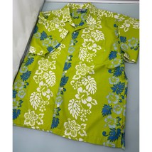 Vintage OP Ocean Pacific Men Hawaiian Shirt Y2K Floral Button Up Large L - $24.72