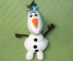 Rare Disney Olaf Plush With Bruni Fire Spirit Felt Frozen 2 Stuffed Animal 8&quot; - £7.59 GBP