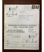 MICKEY&#39;S MONTHLY - August 1978 - UNAUTHORIZED WALT DISNEY FANZINE - TOYS... - £15.71 GBP
