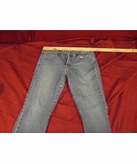 LEVI STRAUSS AUTHENTIC 515 BLUE WASH JEAN DENIM BOOT CUT LEG FIT PANTS 3... - $20.95 CAD