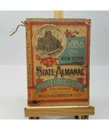Awesome 1886 New York State Almanac and Household Guide - Daily Journal - £49.75 GBP