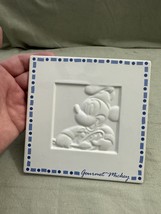 Disney Parks Chef Gourmet Mickey Mouse Ceramic Trivet NEW image 2