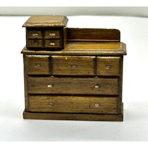 Dollhouse Miniature House of Miniature Antique Dresser Replica 1:12 Furniture - £20.93 GBP