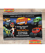 Blaze and the Monster Machines Birthday Party Invitation - £6.25 GBP