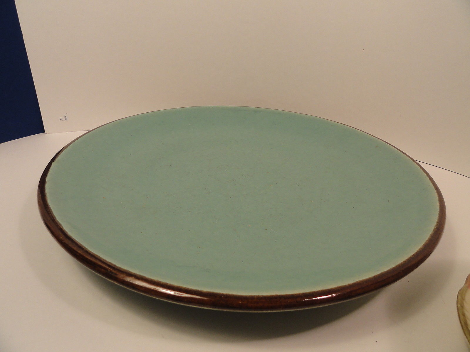 Primary image for 13 1/2 " Blue Pottery Charger